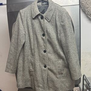 Stylish Gray Trench Coat